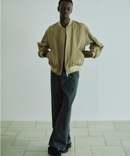 ジーンズ Wide Fade Denim Trousers メンズの画像