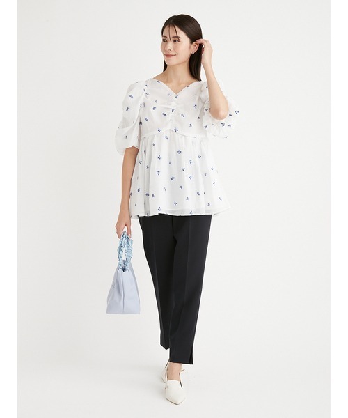 BORDERS 半袖チュニック 38 CELFORD（セルフォード） 半袖チュニック 38 ホワイト レディース