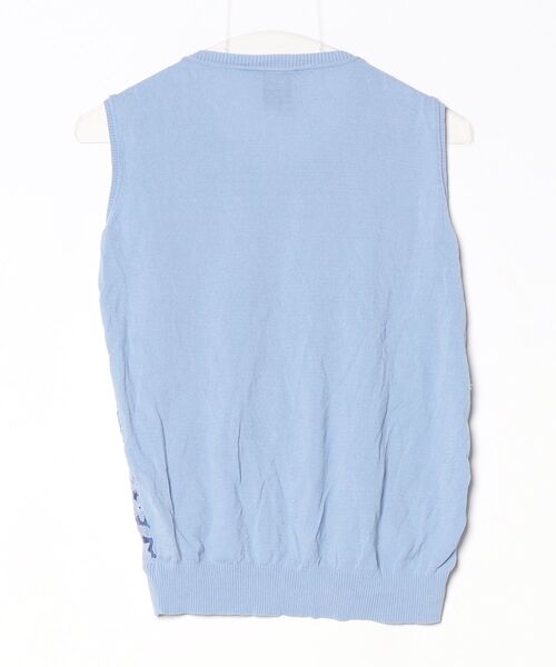 「Sov.」 ノースリーブニット FREE ブルー レディース_画像2