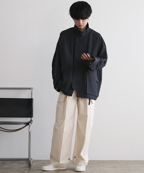 WYM LIDNM 「WYM LIDNM」 ブルゾン M グレー メンズ : ZOZOTOWN Yahoo 