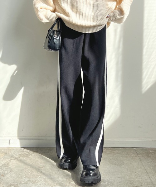 「Futier land」 イージーパンツ FREE ブラック レディース_画像9