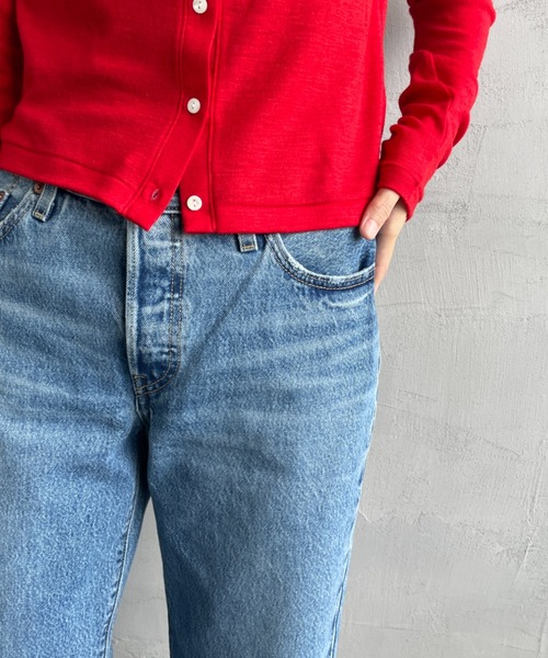 「Levi's」 デニムパンツ 26 ブラック レディースの画像
