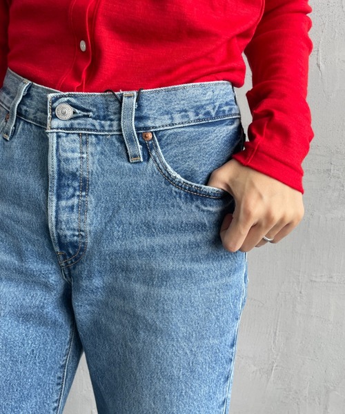 「Levi's」 デニムパンツ 26 ブラック レディースの画像