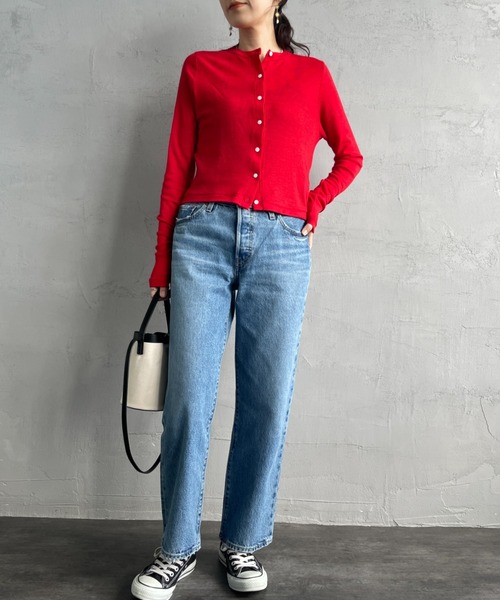 「Levi's」 デニムパンツ 26 ブラック レディースの画像