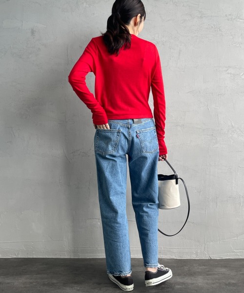 「Levi's」 デニムパンツ 26 ブラック レディースの画像