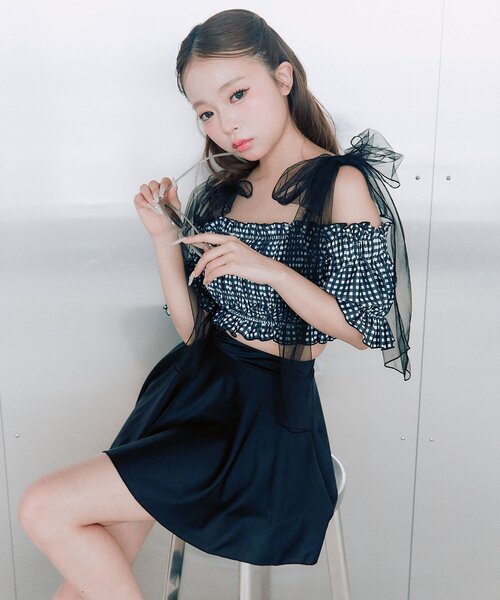 OLIVE des OLIVE（オリーブデオリーブ） 水着 シャーリングswimwear