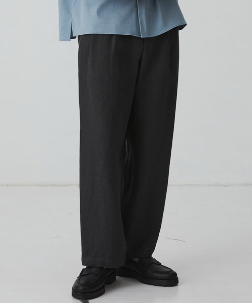 UNITED TOKYO ブラック ワイドパンツ UNITED TOKYO（ユナイテッドトウキョウ） ワイドパンツ パンツ 「新作