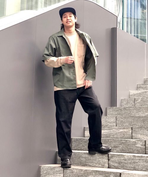 「Gramicci」 デニムパンツ LARGE ブラック メンズの画像