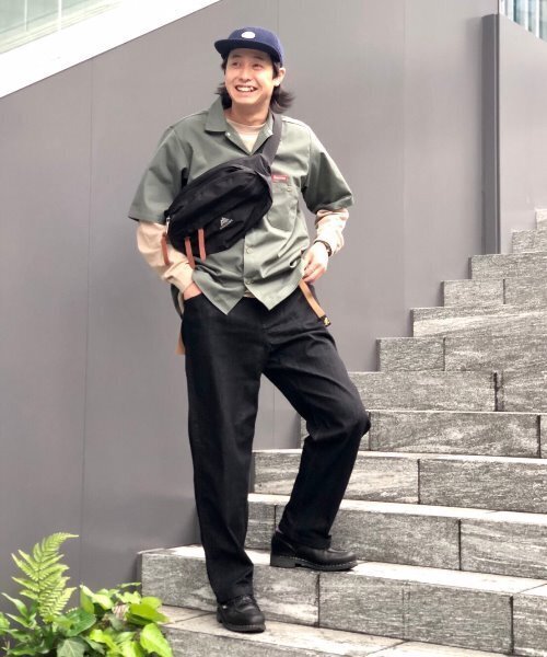 「Gramicci」 デニムパンツ LARGE ブラック メンズの画像