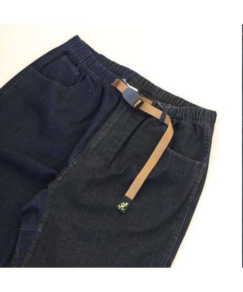 「Gramicci」 デニムパンツ LARGE ブラック メンズの画像