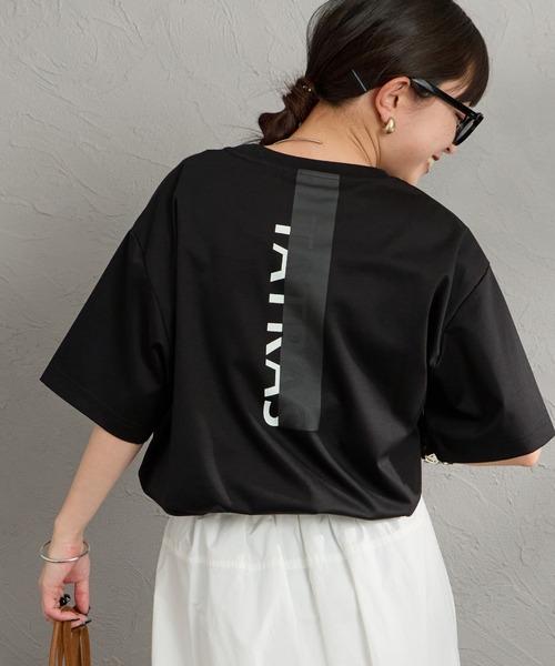 TATRAS（タトラス） tシャツ ORESTE バーティカルロゴ バックプリントT