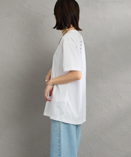 TATRAS（タトラス） tシャツ ORESTE バーティカルロゴ バックプリントT