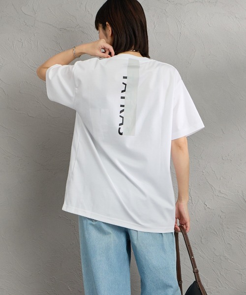 TATRAS（タトラス） tシャツ ORESTE バーティカルロゴ バックプリントT