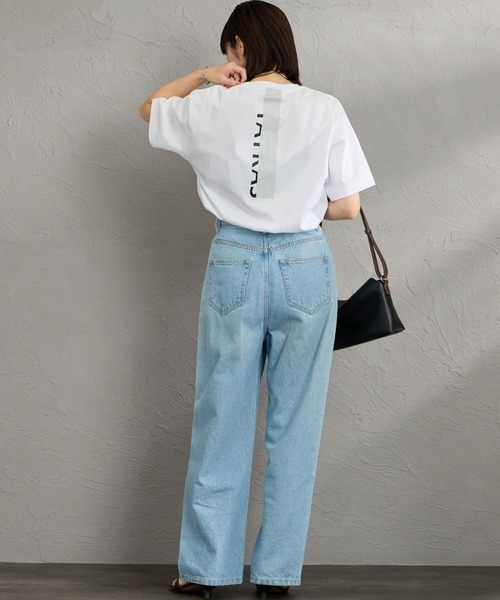 TATRAS（タトラス） tシャツ ORESTE バーティカルロゴ バックプリントT