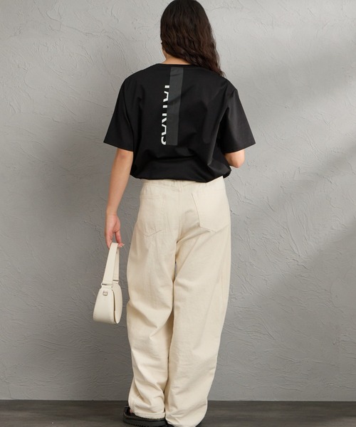 TATRAS（タトラス） tシャツ ORESTE バーティカルロゴ バックプリントT