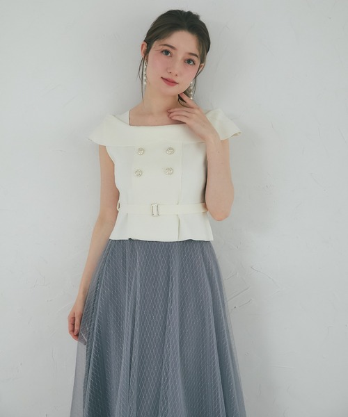 tocco closet（トッコ クローゼット） ワンピース ベルト付きニット