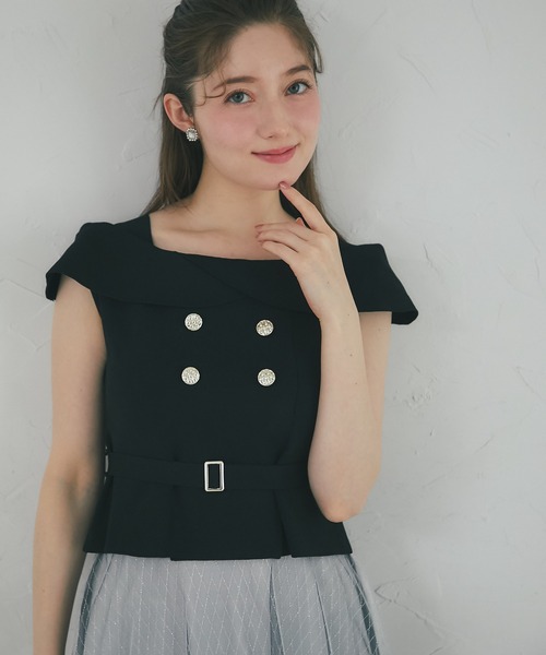tocco closet(トッコ クローゼット) ワンピース ベルト付きニット tocco closet(トッコ クローゼット) ワンピース ベルト付きニット