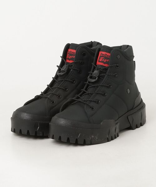 Onitsuka Tiger ハイカットブーツ ブラック Onitsuka Tiger（オニツカタイガー） ショートブーツ 23.5 ブラック