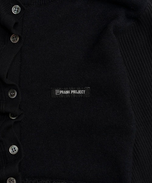 「PRANK PROJECT」 ニットカーディガン FREE チャコールグレー レディースの画像