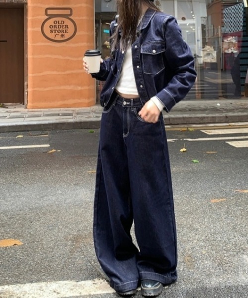 「FAVORITO」 セットアップ X-LARGE ダークブルー レディース_画像9