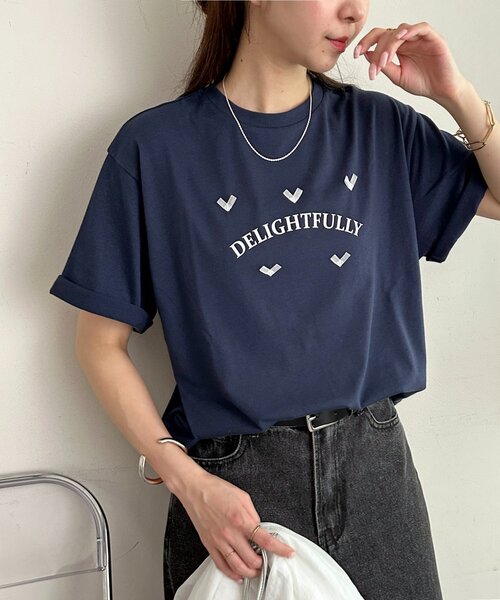 Discoat（ディスコート） tシャツ 半袖 「WEB限定」ハートロゴTシャツ