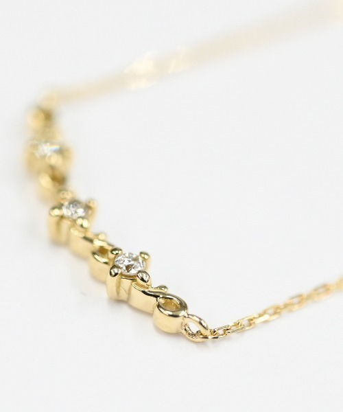 sowi ネックレス K10YG ダイヤモンドPetite Garlandネックレス(2