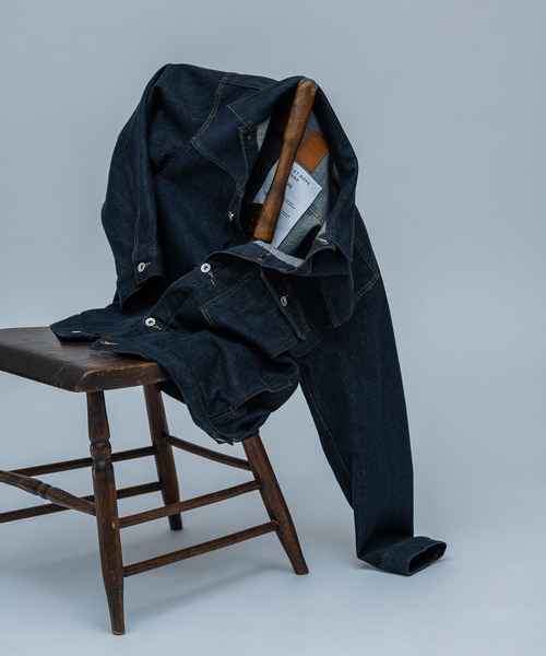 ADAM ET ROPE'（アダムエロペ） デニムジャケット X-LARGE ネイビー