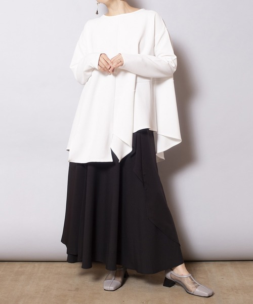 「OSMOSIS」 長袖カットソー ONE SIZE ピンク レディース_画像6