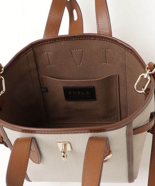 FURLA（フルラ） 刺繍2WAYバッグ - ベージュ レディース : ZOZOTOWN