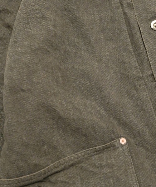 デニムジャケット gジャン 「YOKO SAKAMOTO」 PLEATS JACKET メンズ レディースの画像