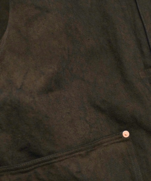 デニムジャケット gジャン 「YOKO SAKAMOTO」 PLEATS JACKET メンズ レディースの画像