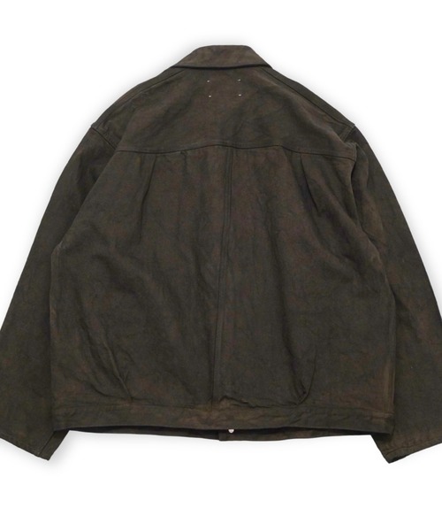 デニムジャケット gジャン 「YOKO SAKAMOTO」 PLEATS JACKET メンズ レディースの画像