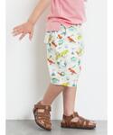 ハーフパンツ パンツ ハーフ丈恐竜柄ひんやりパ...の詳細画像4