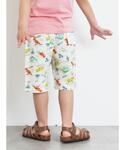 ハーフパンツ パンツ ハーフ丈恐竜柄ひんやりパ...の詳細画像5