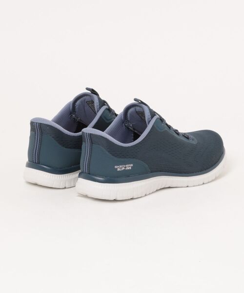 「SKECHERS」 ローカットスニーカー 24.5cm ブラック×ブラック レディース_画像2