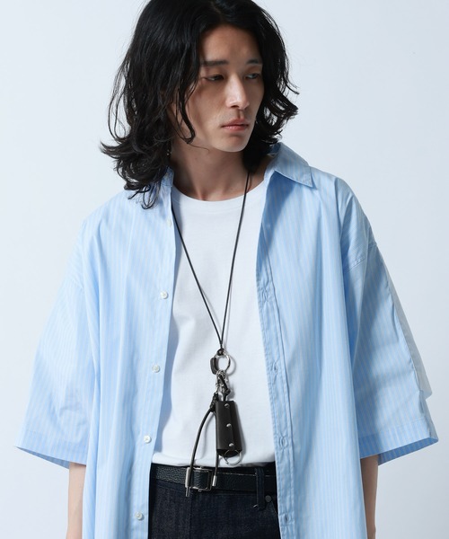 ネックレス 「MADE IN JAPAN」本革クロシェットネックレス メンズの画像