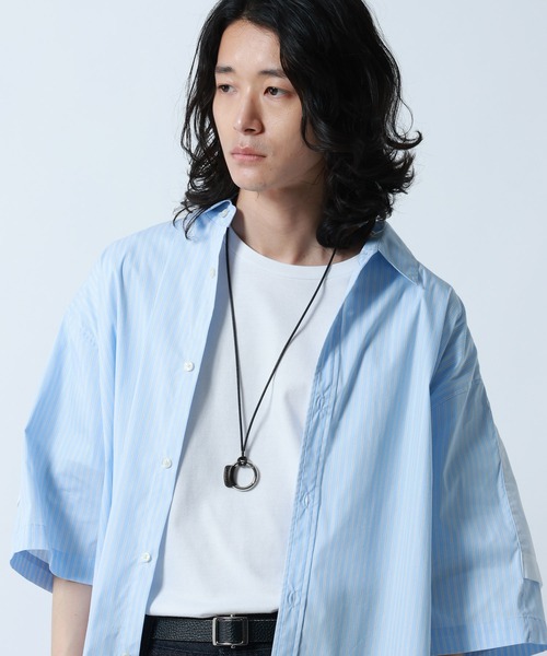 ネックレス 「MADE IN JAPAN」本革クロシェットネックレス メンズの画像