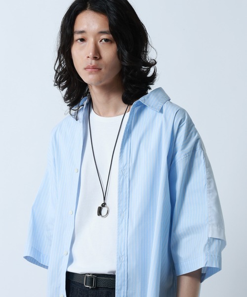 ネックレス 「MADE IN JAPAN」本革クロシェットネックレス メンズの画像