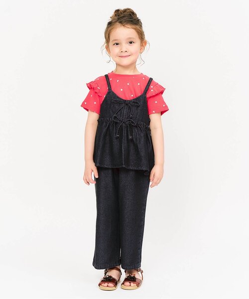「apres les cours」 「KIDS」セットアップ 100 ブラック キッズ_画像2