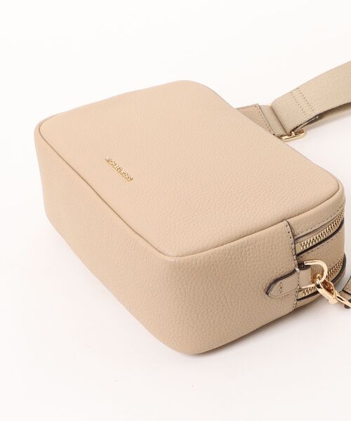 ショルダーバッグ バッグ BRYANT ぺブルレザー ダブルジップ チェーン カメラ クロスボディ ミディアム レディースの画像