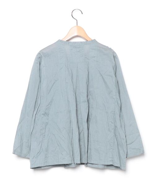 「Plantation」 長袖ブラウス M size グリーン レディース_画像2