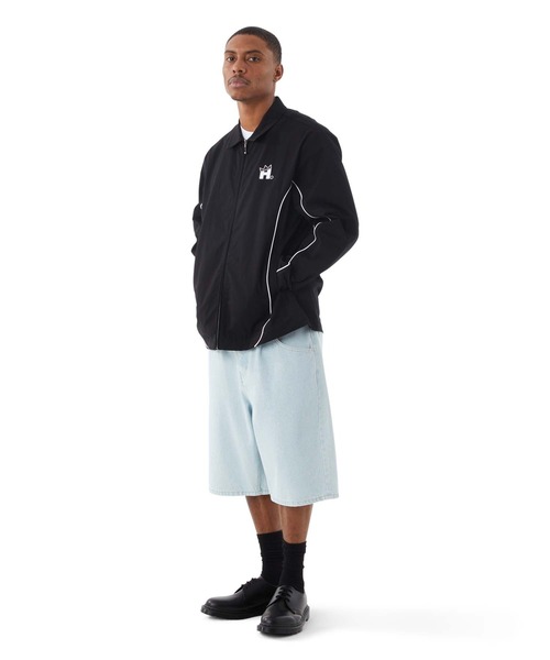 HUF（ハフ） デニムハーフパンツ 34inch ブラック系その他 メンズ