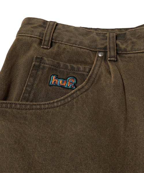 HUF（ハフ） デニムハーフパンツ 34inch ブラック系その他 メンズ
