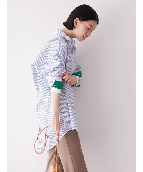 「AMERICAN HOLIC」 長袖シャツ L ブルー レディース_画像7