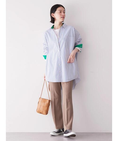 「AMERICAN HOLIC」 長袖シャツ L ブルー レディース_画像9