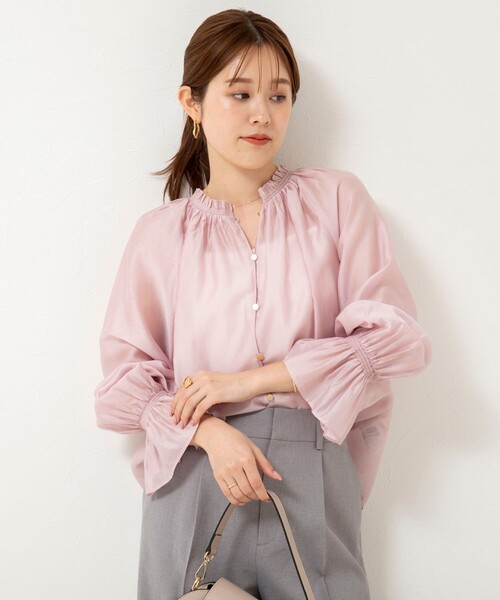 「NOLLEY'S」 長袖ブラウス 36 ブラック レディース_画像5