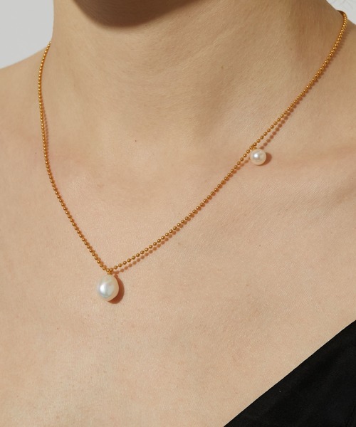 ARTIDA OUD ネックレス 「philia」 アコヤパール ボールチェーン