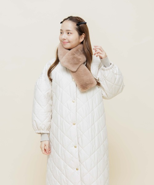 seyto 「マルチウェイ ボリューム ロング ファー マフラー seyto（セイト）の「Multi way volume long fur muffler