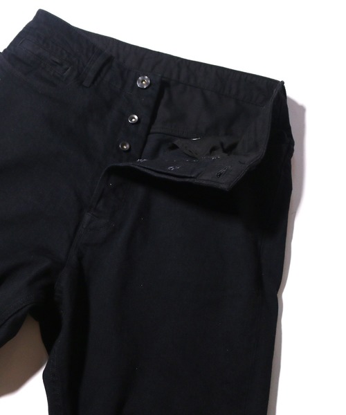 natal design ジーンズ S600-s Sarouel Denim Stretch ALL BLACK