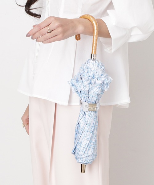 LANVIN en Bleu 折りたたみ傘 「新色追加」遮光 晴雨兼用折りたたみ